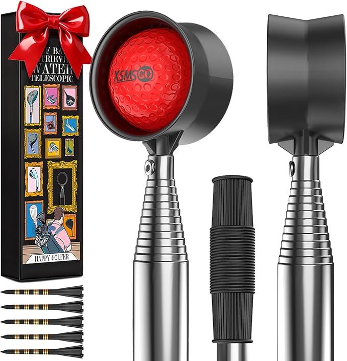 9Ft/12Ft Telescopic Stainless Steel Golf Ball Retriever for Water