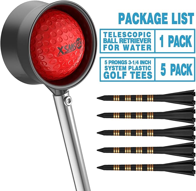 9Ft/12Ft Telescopic Stainless Steel Golf Ball Retriever for Water - Image 2